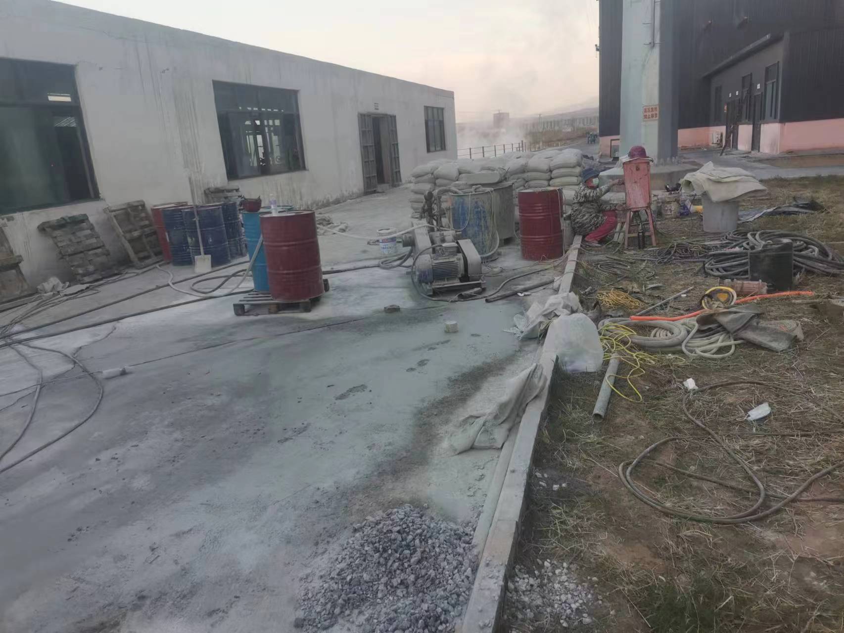 赞皇厂房地基沉降注浆