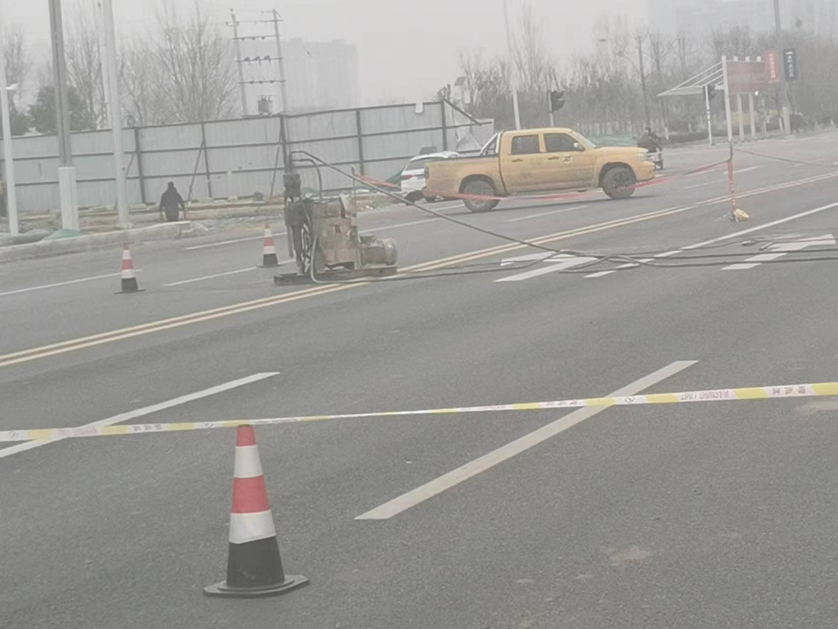 赞皇公路路基沉陷注浆
